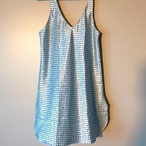 Two piece set silky nightie/chemise and robe S/M